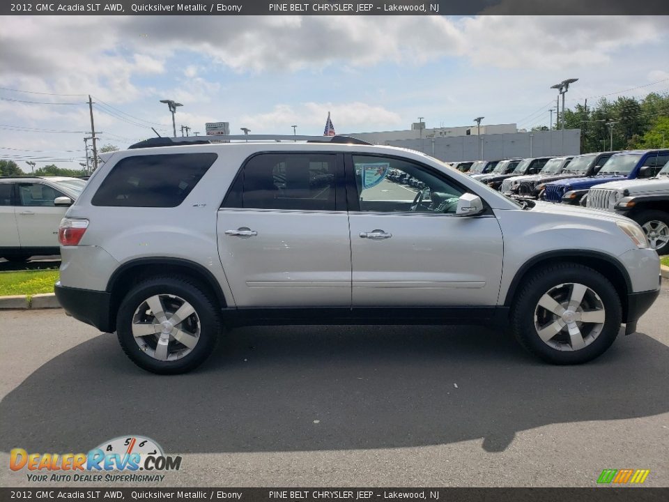 2012 GMC Acadia SLT AWD Quicksilver Metallic / Ebony Photo #18