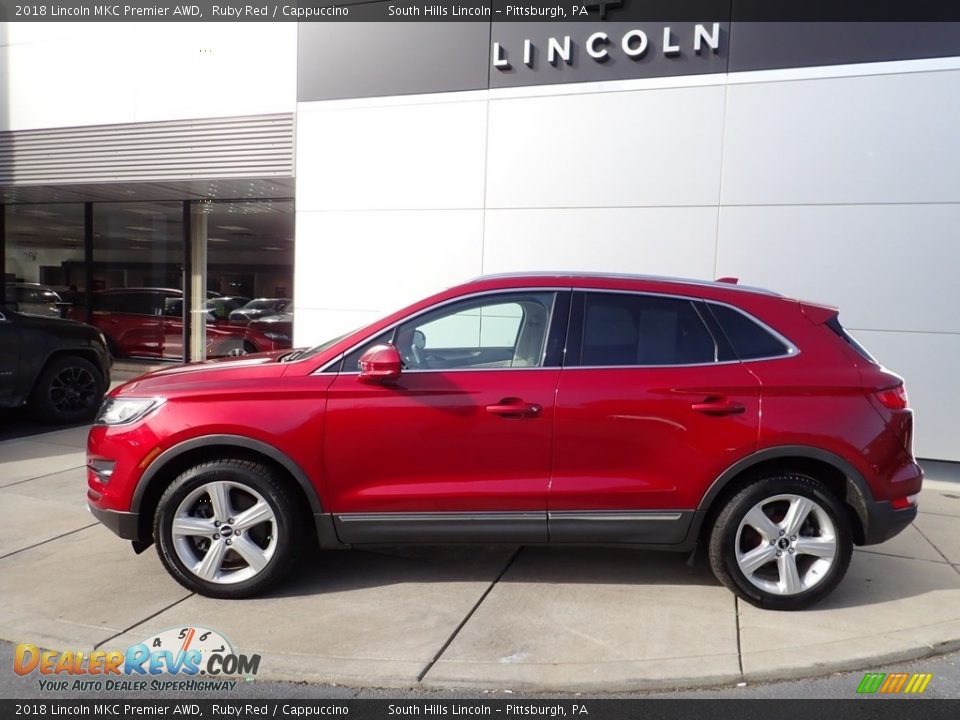 2018 Lincoln MKC Premier AWD Ruby Red / Cappuccino Photo #2