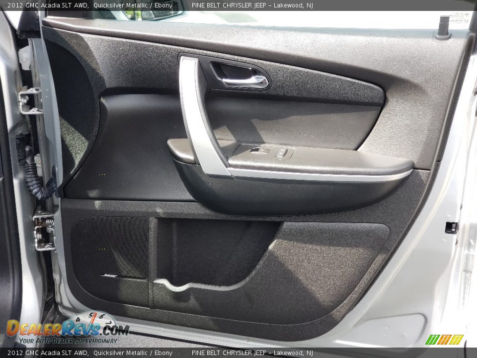 2012 GMC Acadia SLT AWD Quicksilver Metallic / Ebony Photo #20