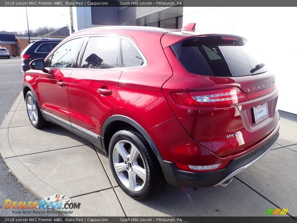 2018 Lincoln MKC Premier AWD Ruby Red / Cappuccino Photo #3