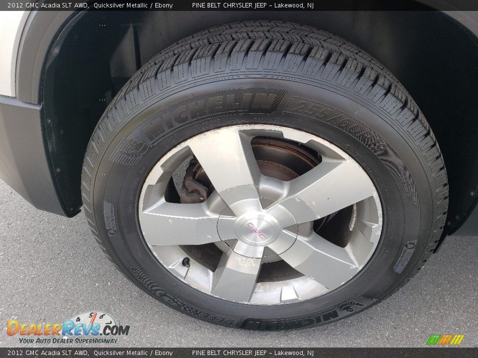2012 GMC Acadia SLT AWD Quicksilver Metallic / Ebony Photo #22