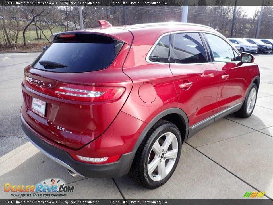 2018 Lincoln MKC Premier AWD Ruby Red / Cappuccino Photo #6