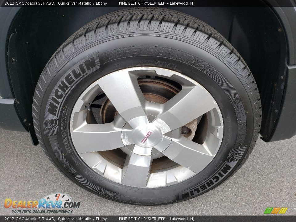 2012 GMC Acadia SLT AWD Quicksilver Metallic / Ebony Photo #26