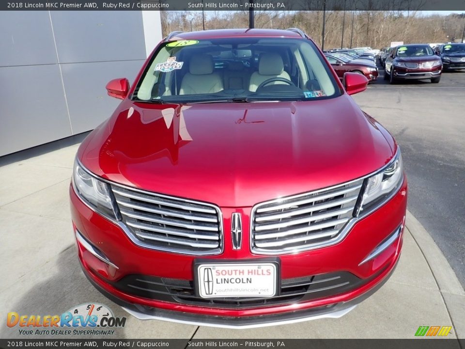 2018 Lincoln MKC Premier AWD Ruby Red / Cappuccino Photo #9