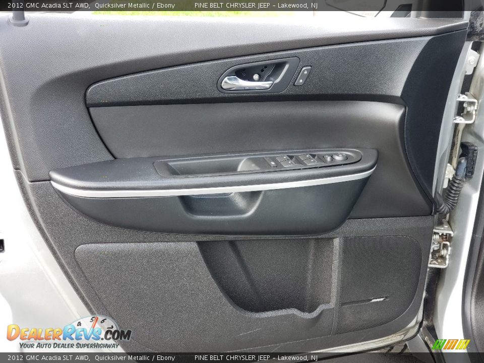 2012 GMC Acadia SLT AWD Quicksilver Metallic / Ebony Photo #27