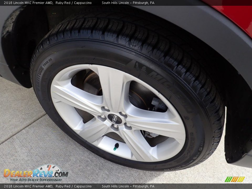 2018 Lincoln MKC Premier AWD Ruby Red / Cappuccino Photo #10