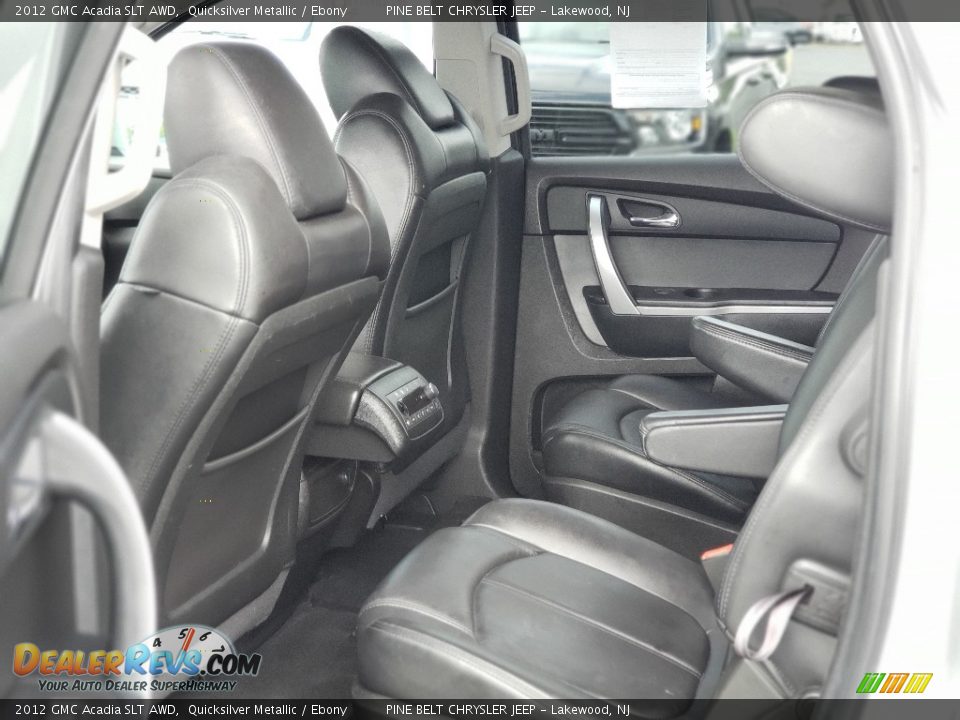 2012 GMC Acadia SLT AWD Quicksilver Metallic / Ebony Photo #28