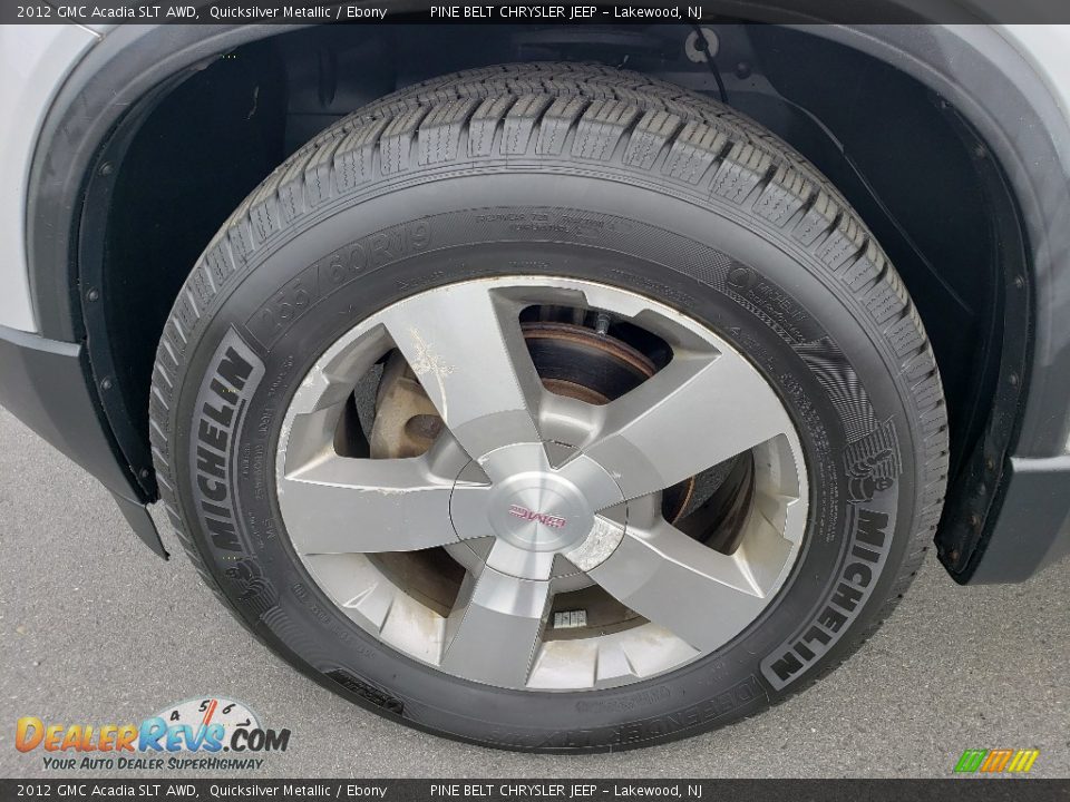 2012 GMC Acadia SLT AWD Quicksilver Metallic / Ebony Photo #30