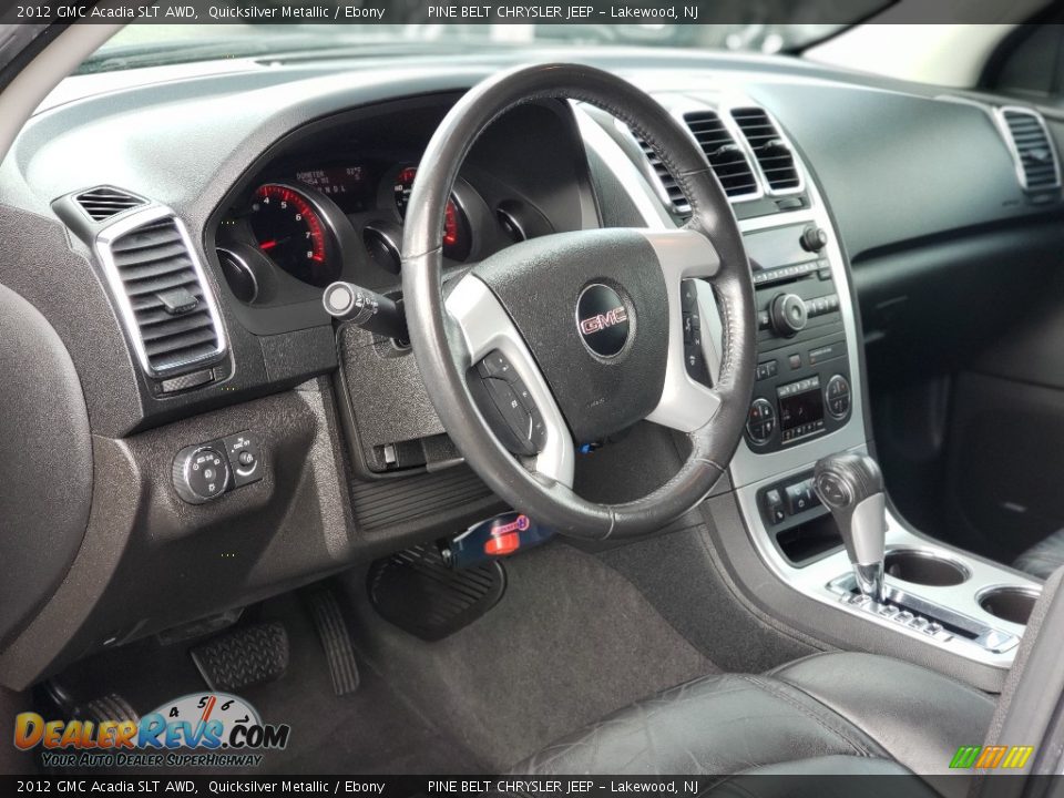 2012 GMC Acadia SLT AWD Quicksilver Metallic / Ebony Photo #31