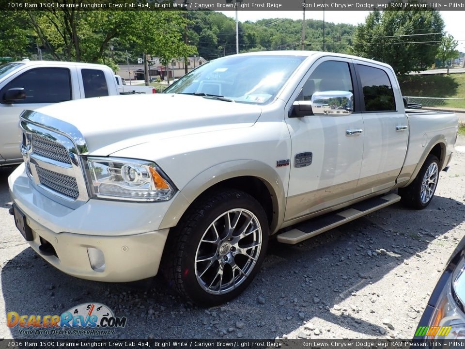 Front 3/4 View of 2016 Ram 1500 Laramie Longhorn Crew Cab 4x4 Photo #1