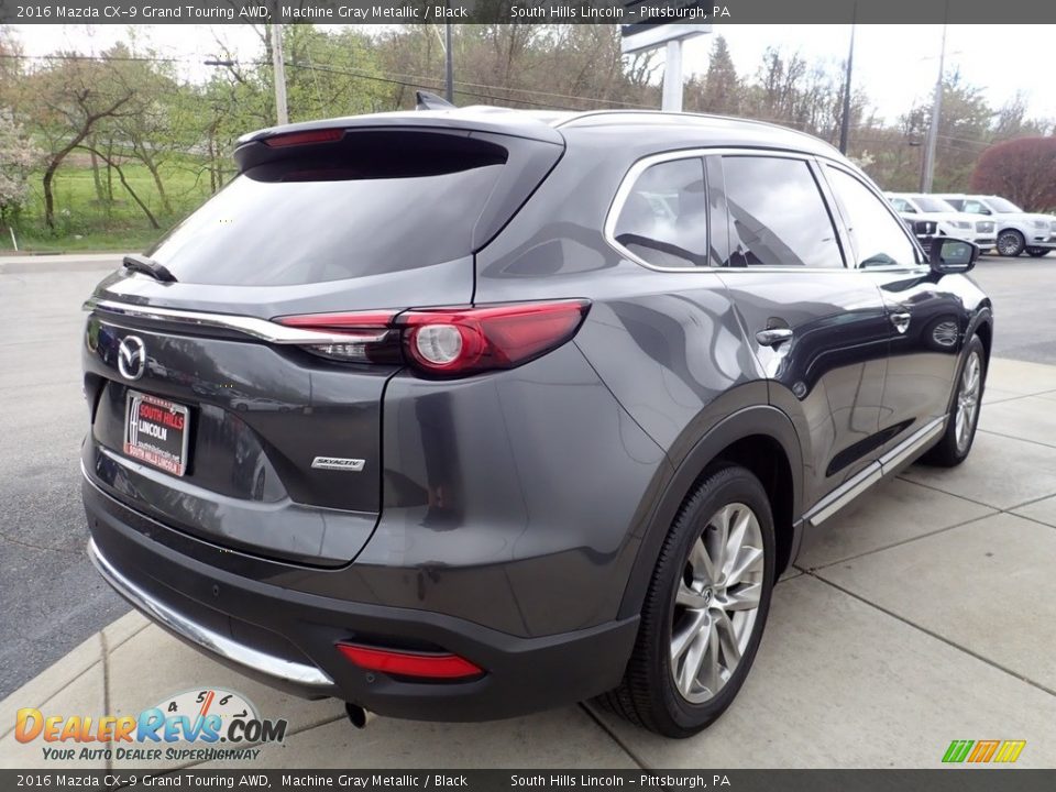 2016 Mazda CX-9 Grand Touring AWD Machine Gray Metallic / Black Photo #6