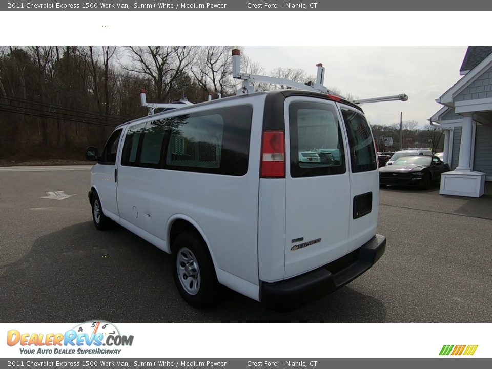 2011 Chevrolet Express 1500 Work Van Summit White / Medium Pewter Photo #5