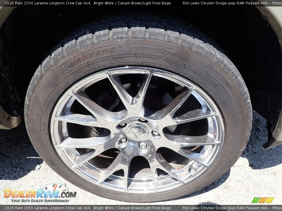 Custom Wheels of 2016 Ram 1500 Laramie Longhorn Crew Cab 4x4 Photo #5