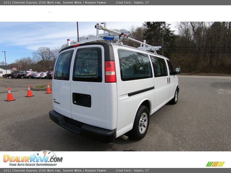 2011 Chevrolet Express 1500 Work Van Summit White / Medium Pewter Photo #7