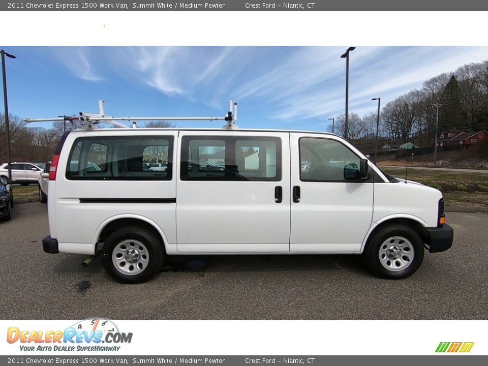 2011 Chevrolet Express 1500 Work Van Summit White / Medium Pewter Photo #8