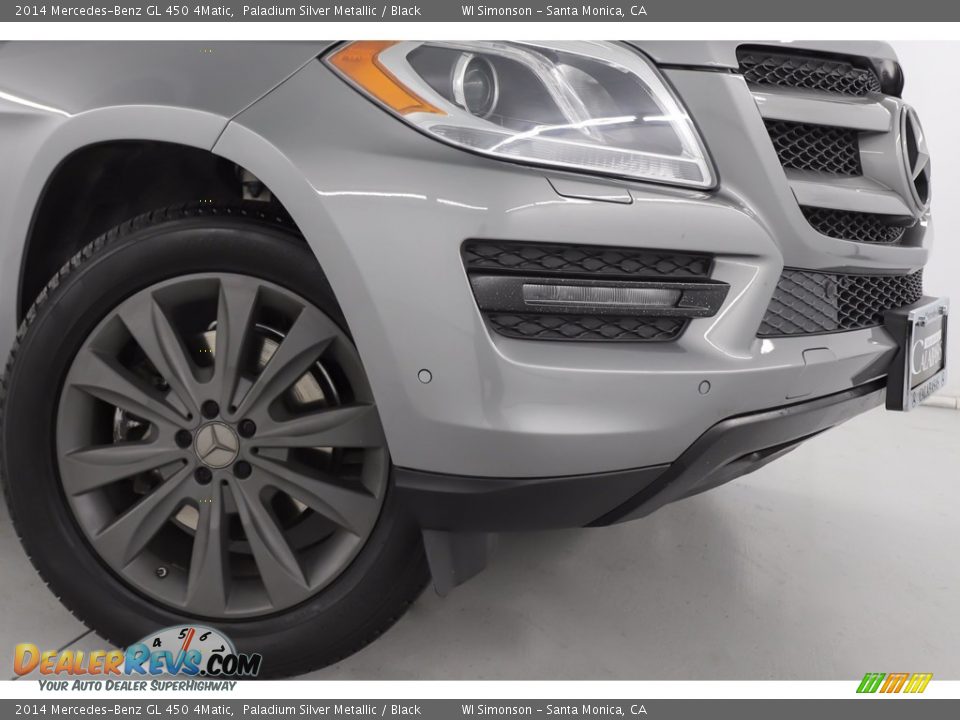 2014 Mercedes-Benz GL 450 4Matic Paladium Silver Metallic / Black Photo #2