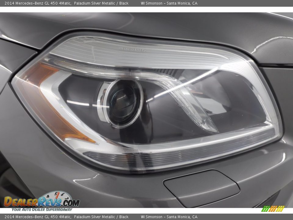 2014 Mercedes-Benz GL 450 4Matic Paladium Silver Metallic / Black Photo #3
