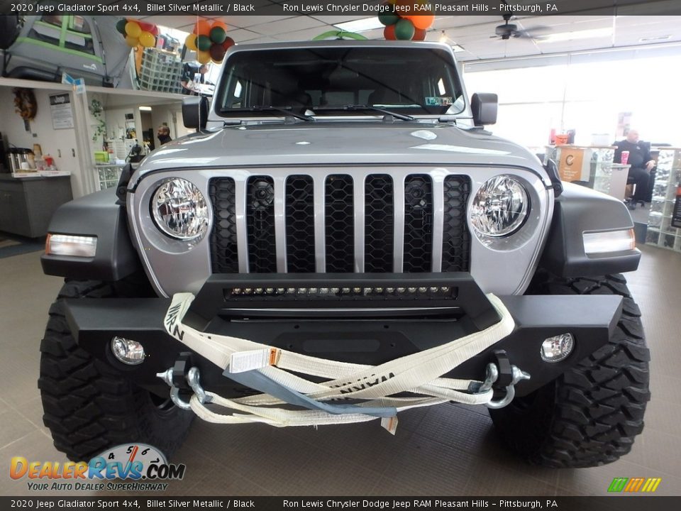 2020 Jeep Gladiator Sport 4x4 Billet Silver Metallic / Black Photo #9
