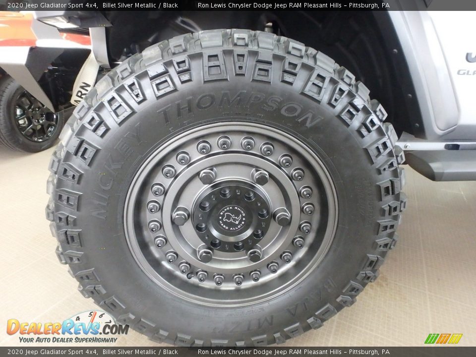 2020 Jeep Gladiator Sport 4x4 Billet Silver Metallic / Black Photo #10