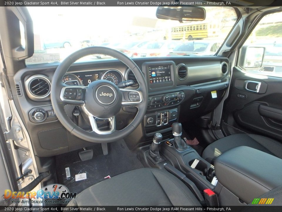 2020 Jeep Gladiator Sport 4x4 Billet Silver Metallic / Black Photo #13