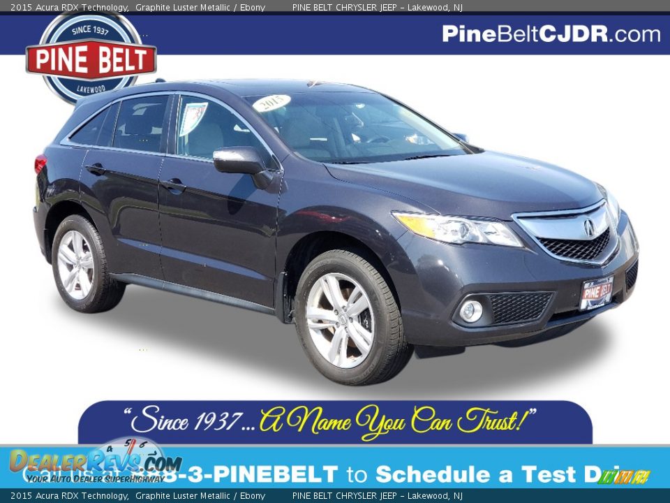 2015 Acura RDX Technology Graphite Luster Metallic / Ebony Photo #1