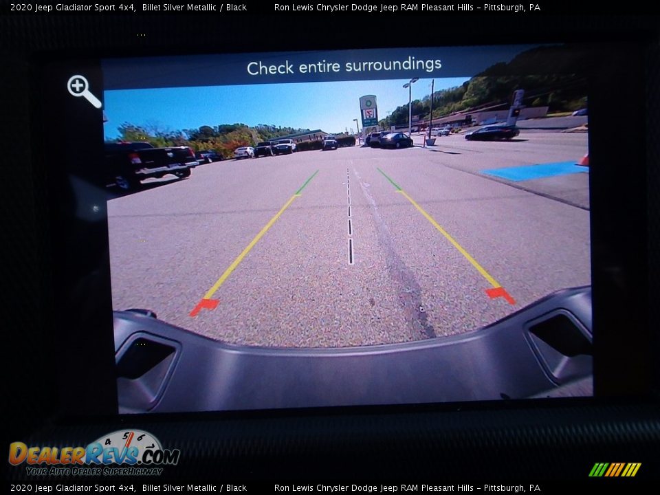 2020 Jeep Gladiator Sport 4x4 Billet Silver Metallic / Black Photo #16