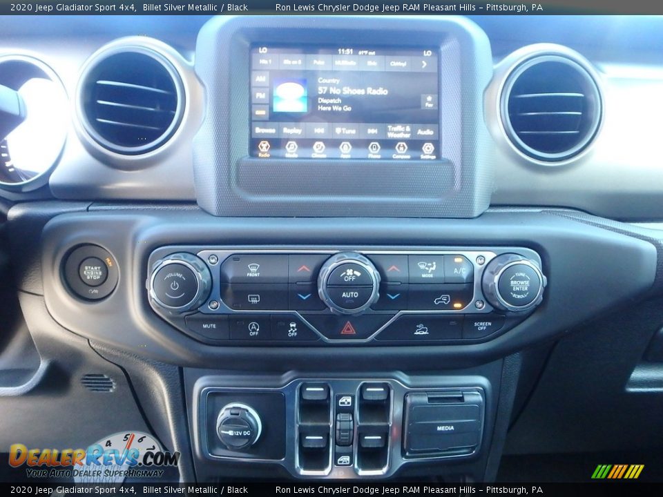 2020 Jeep Gladiator Sport 4x4 Billet Silver Metallic / Black Photo #17