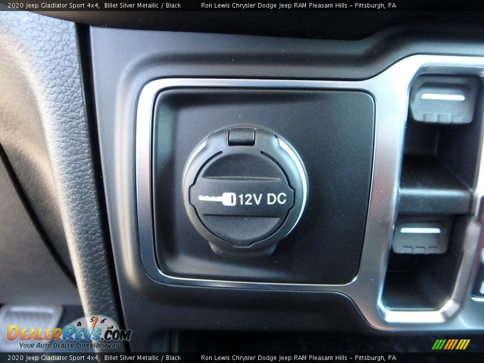 2020 Jeep Gladiator Sport 4x4 Billet Silver Metallic / Black Photo #20