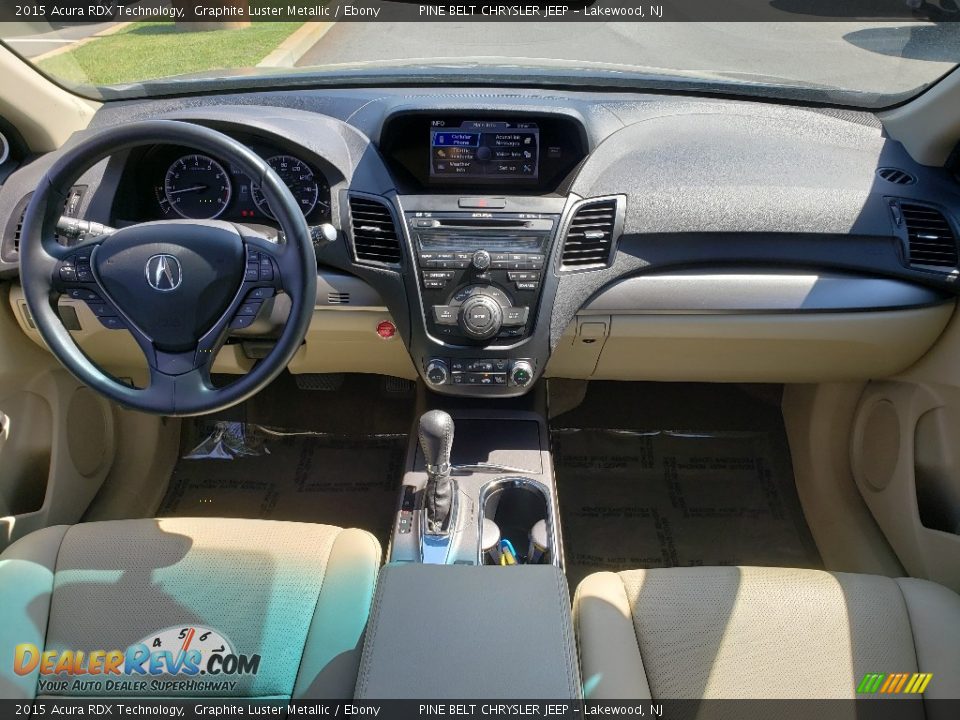 2015 Acura RDX Technology Graphite Luster Metallic / Ebony Photo #13