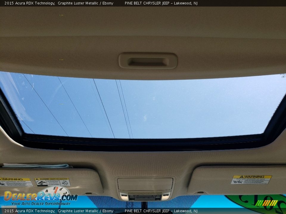 2015 Acura RDX Technology Graphite Luster Metallic / Ebony Photo #15