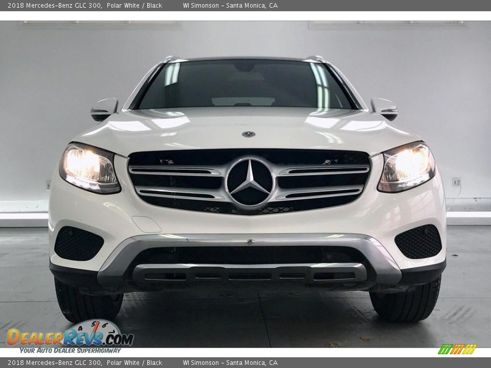 2018 Mercedes-Benz GLC 300 Polar White / Black Photo #2