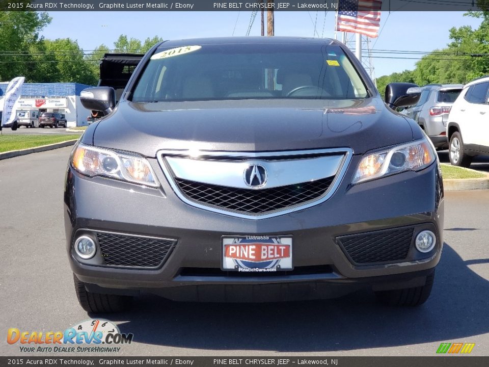 2015 Acura RDX Technology Graphite Luster Metallic / Ebony Photo #16