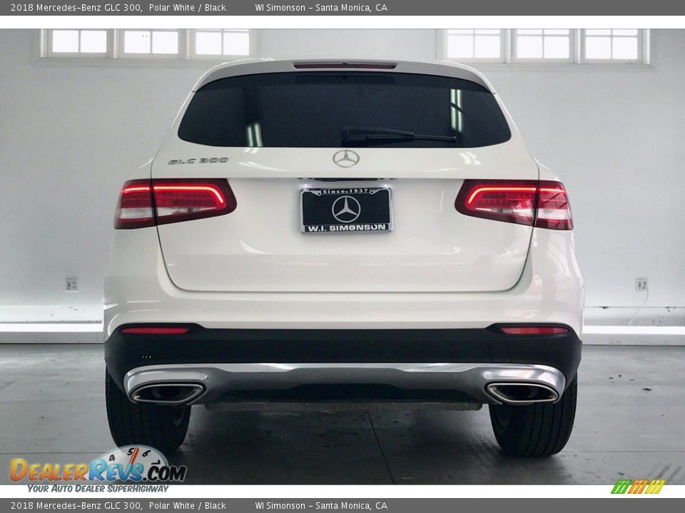 2018 Mercedes-Benz GLC 300 Polar White / Black Photo #3