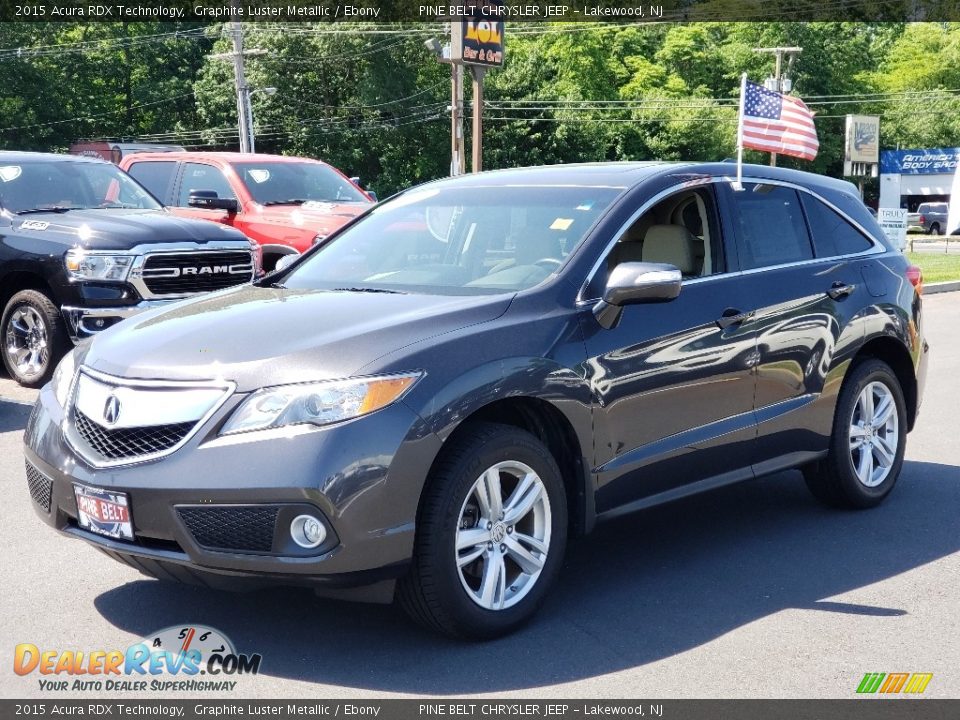 2015 Acura RDX Technology Graphite Luster Metallic / Ebony Photo #17