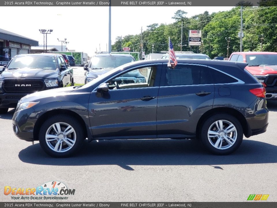 2015 Acura RDX Technology Graphite Luster Metallic / Ebony Photo #18