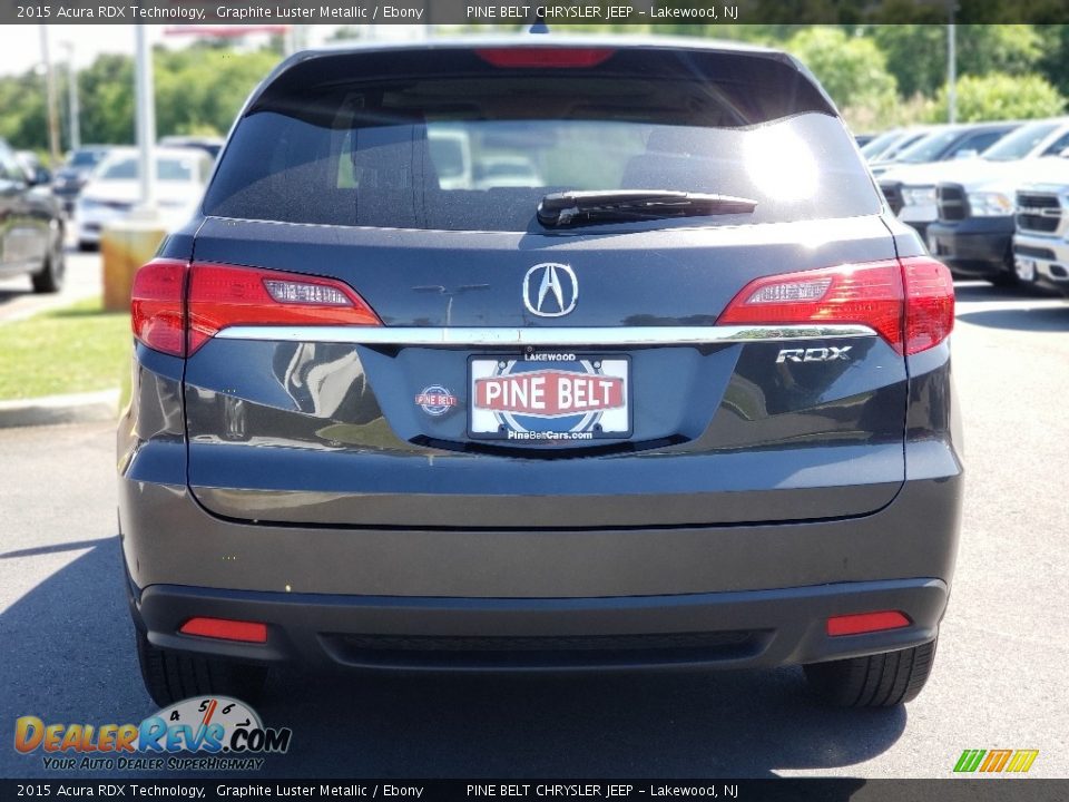 2015 Acura RDX Technology Graphite Luster Metallic / Ebony Photo #20