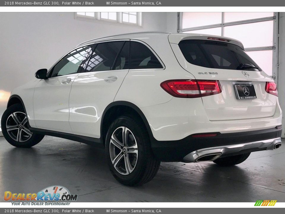 2018 Mercedes-Benz GLC 300 Polar White / Black Photo #10