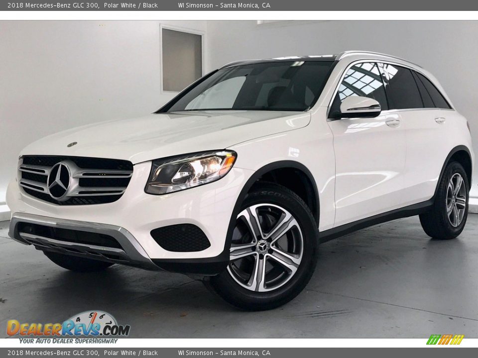 2018 Mercedes-Benz GLC 300 Polar White / Black Photo #12