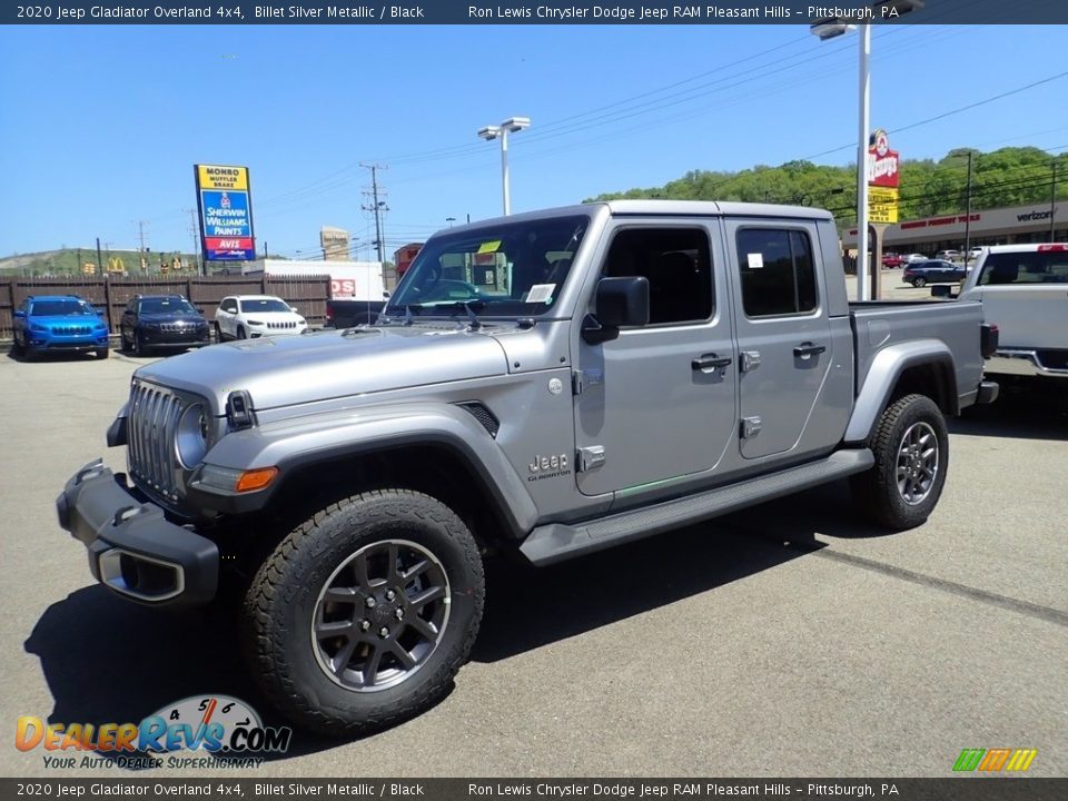 2020 Jeep Gladiator Overland 4x4 Billet Silver Metallic / Black Photo #1