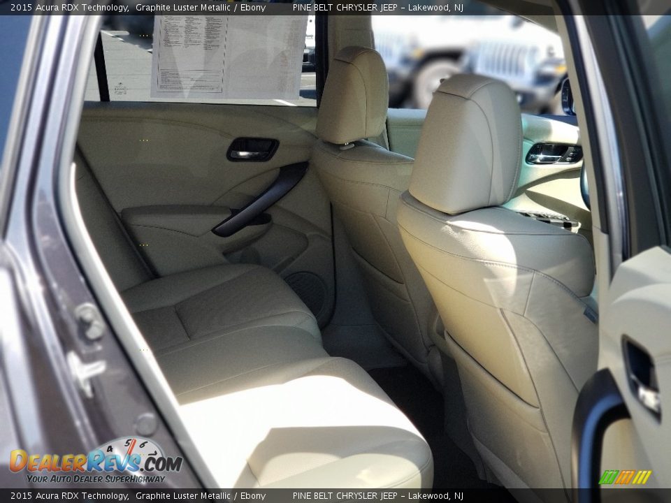 2015 Acura RDX Technology Graphite Luster Metallic / Ebony Photo #27