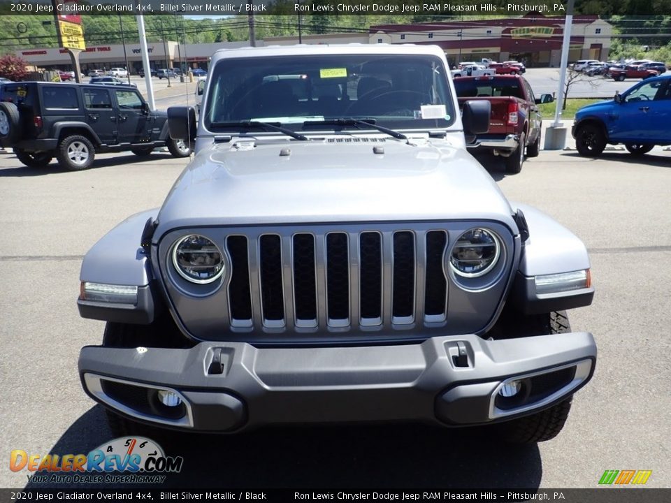 2020 Jeep Gladiator Overland 4x4 Billet Silver Metallic / Black Photo #2