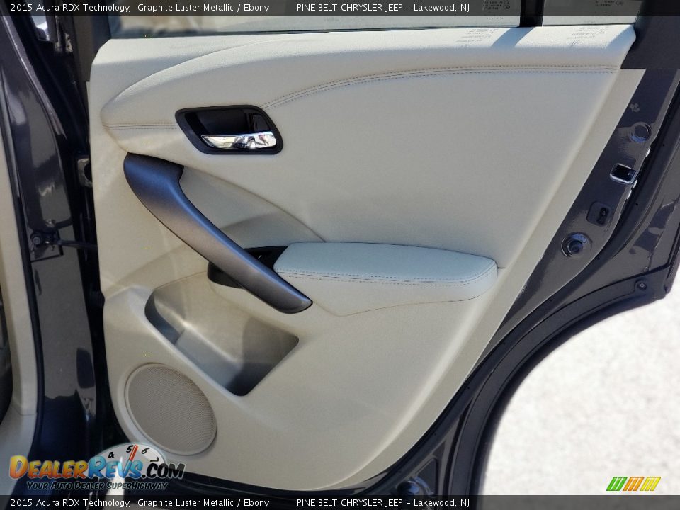 2015 Acura RDX Technology Graphite Luster Metallic / Ebony Photo #28
