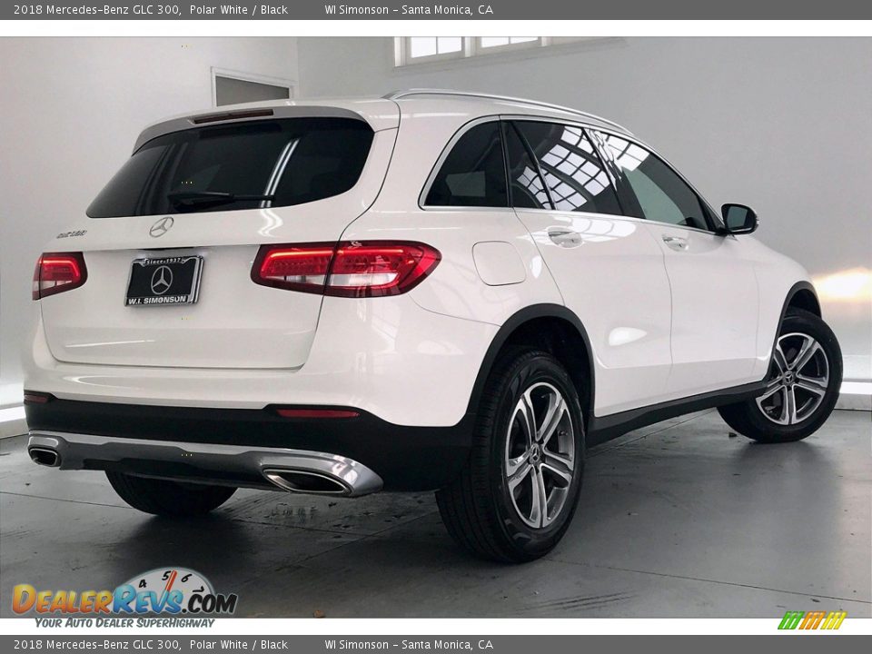 2018 Mercedes-Benz GLC 300 Polar White / Black Photo #16