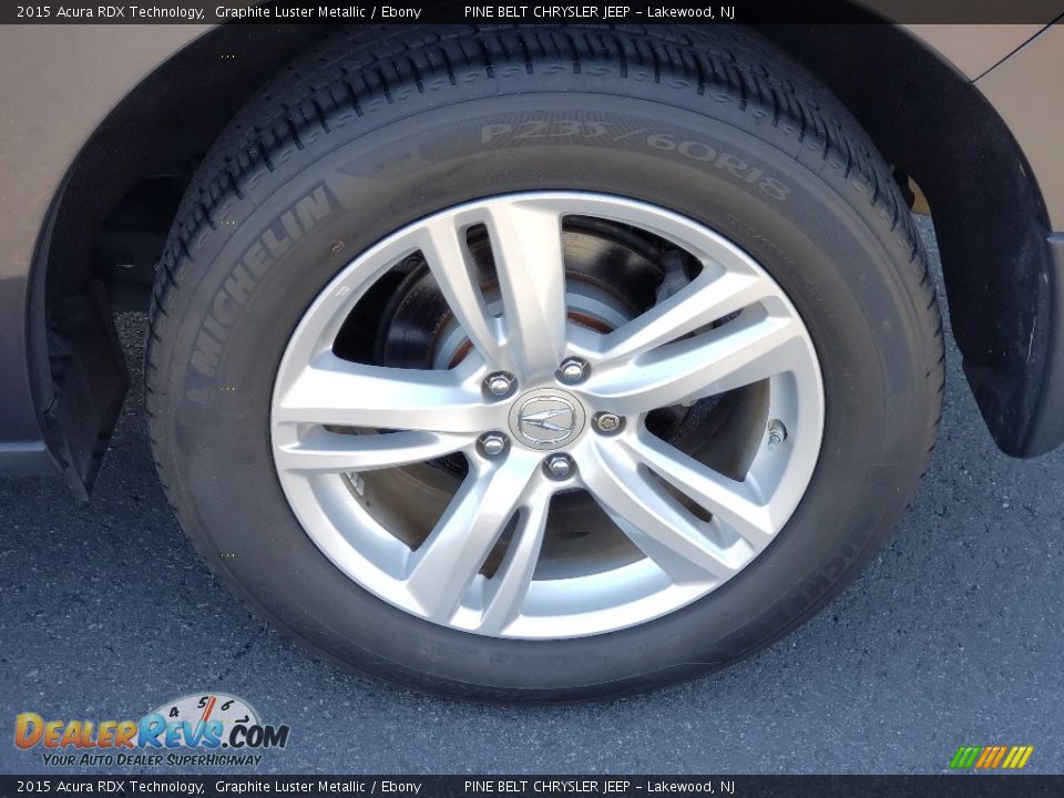 2015 Acura RDX Technology Graphite Luster Metallic / Ebony Photo #30