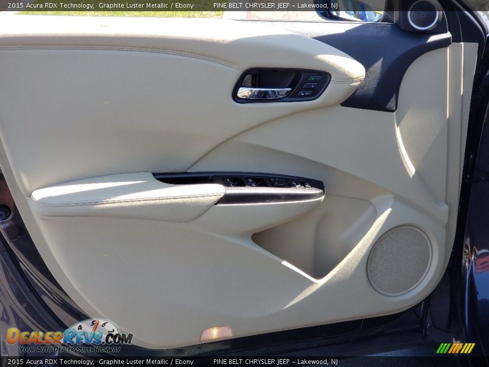 2015 Acura RDX Technology Graphite Luster Metallic / Ebony Photo #31
