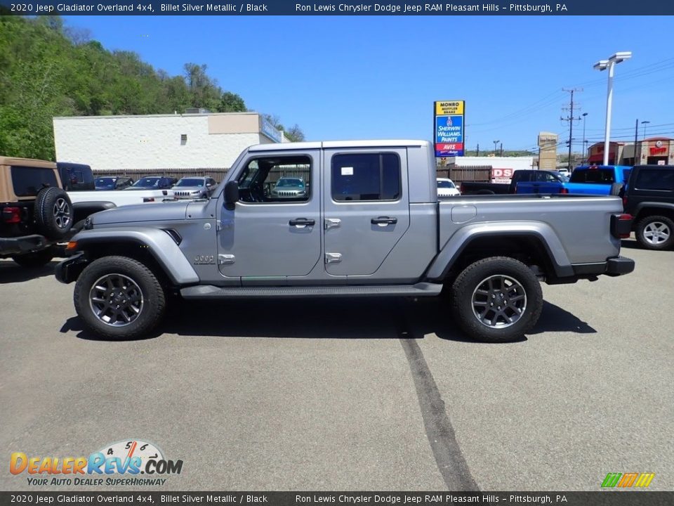 2020 Jeep Gladiator Overland 4x4 Billet Silver Metallic / Black Photo #6