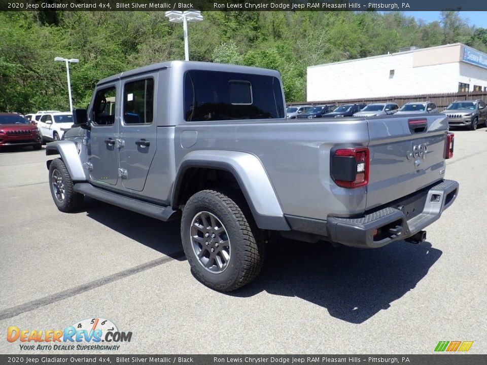 2020 Jeep Gladiator Overland 4x4 Billet Silver Metallic / Black Photo #7