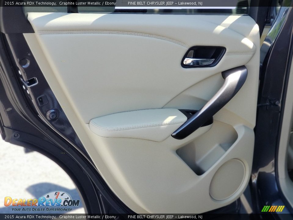 2015 Acura RDX Technology Graphite Luster Metallic / Ebony Photo #33