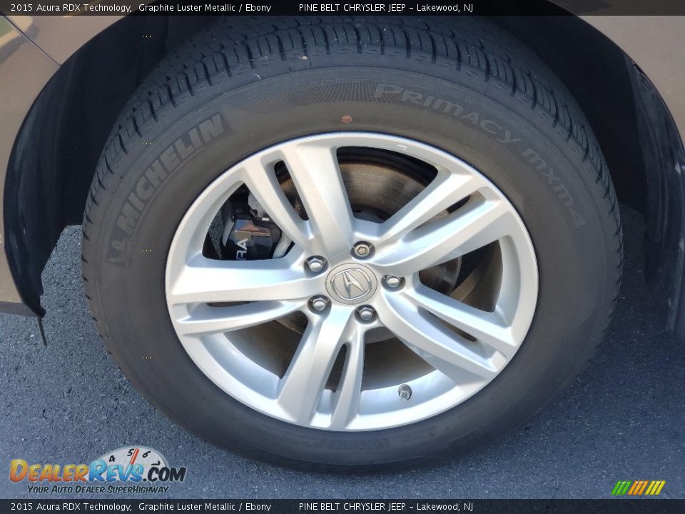 2015 Acura RDX Technology Graphite Luster Metallic / Ebony Photo #34