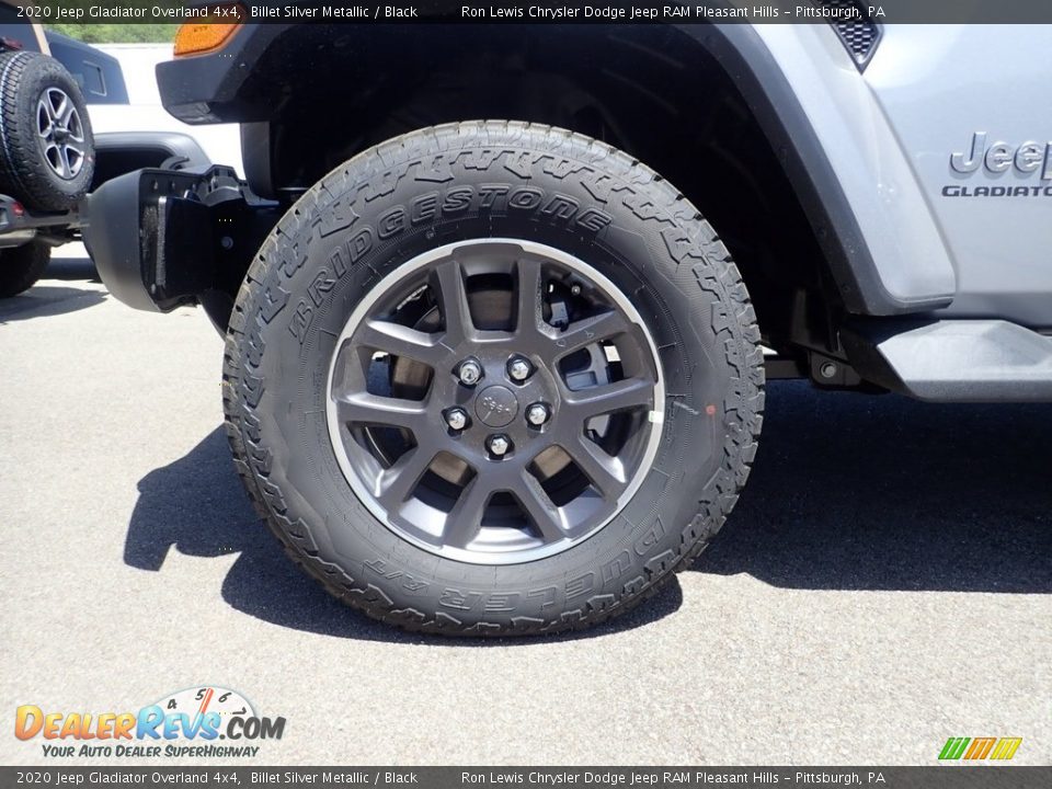 2020 Jeep Gladiator Overland 4x4 Billet Silver Metallic / Black Photo #15
